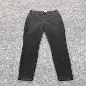Levis Jeans Teens‎ 14M Black Charcoal Signature Wash Skinny Slim 32x30